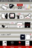 free iPhone themes - Monokuro Boo