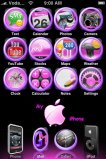 free iPhone themes - GunMetal Red