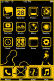 free iPhone themes - Black Label theme