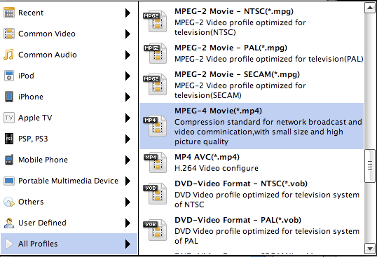 BlackBerry Output Profile