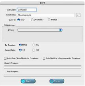 convert video to dvd and burn dvd on mac