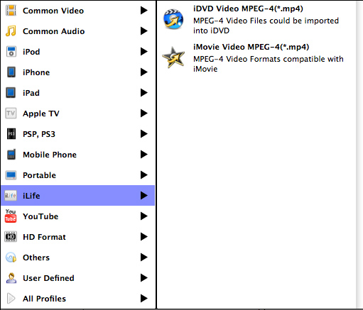 Convert DVD movie to iMovie