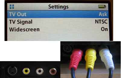 Watch iPod video on TV