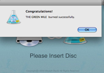 DVD Copying finished