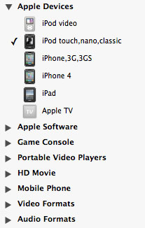 video option