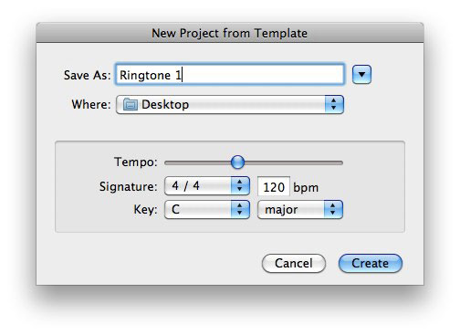 new ringtone project