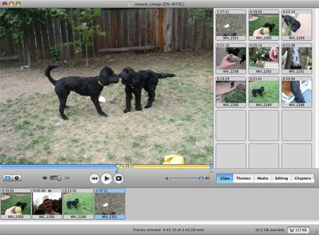 add video into imovie