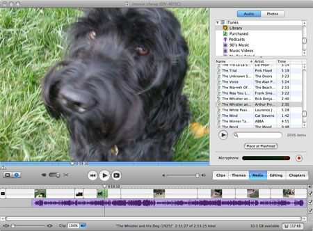 add sound to imovie video