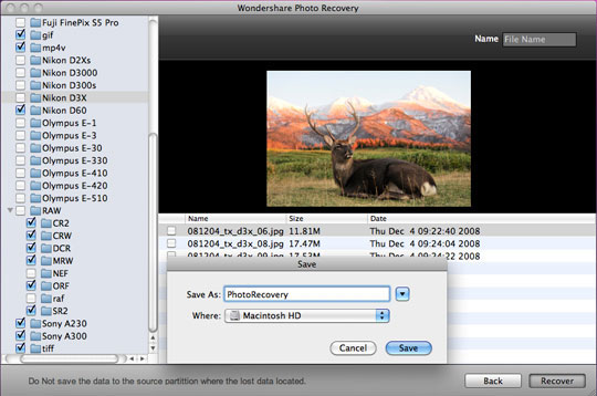 Save your Recovery Photos