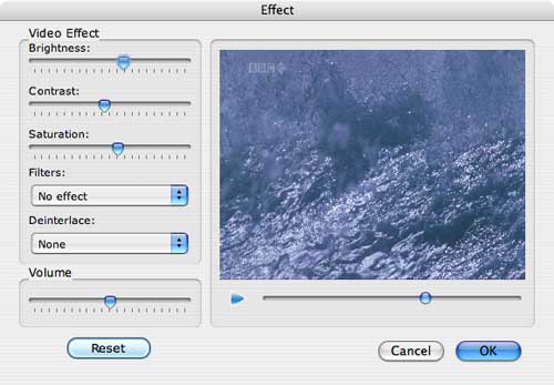 add effect to ipod