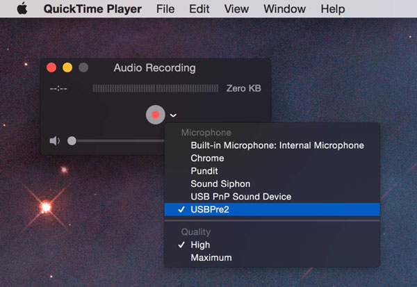Record Video Call with Quicktime