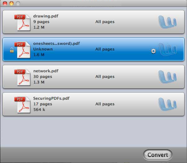 Convert PDF on Mac