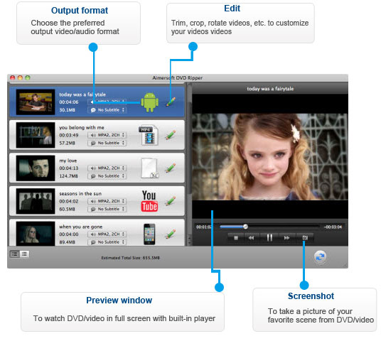 DVD Audio Ripper Screenshot