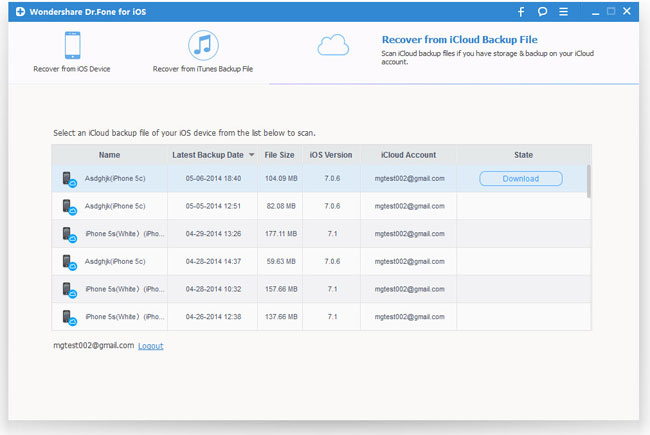 recover iPhone Data with iCloud