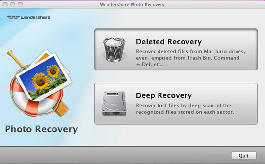 Photo Recovery Screenshot