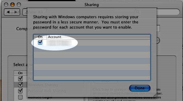 share files between windows and mac